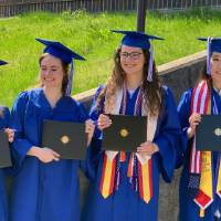 Four women engineering graduates